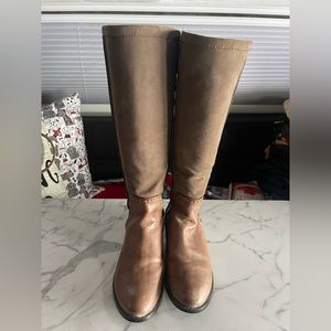 Splendid women’s brown leather and suede knee high boots size 6